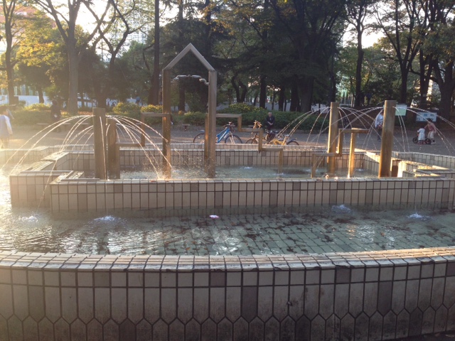 戸山公園噴水